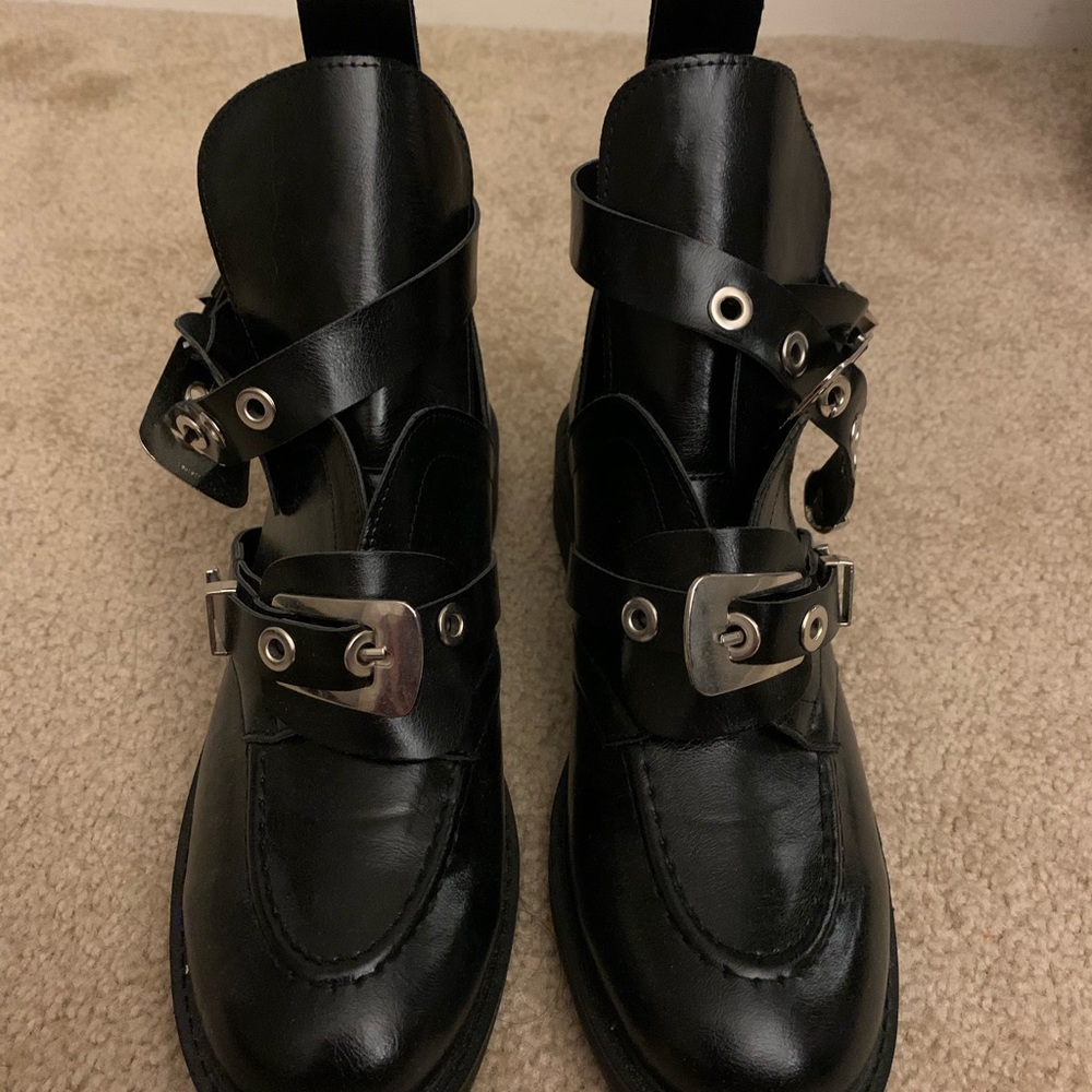 Balenciaga buckle boot